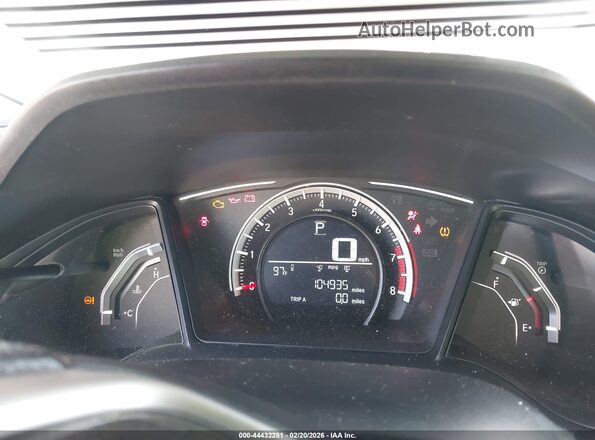19XFC2F5XHE064632 2017 HONDA CIVIC White Вид задніх сидінь