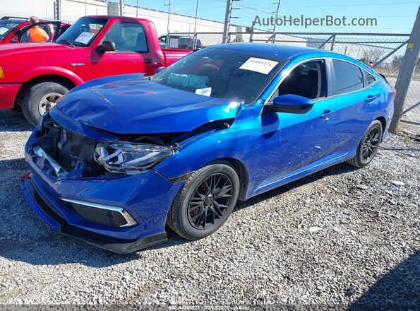 19XFC2F60KE000681 2019 HONDA CIVIC Blue Front left