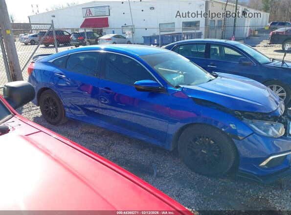 19XFC2F60KE000681 2019 HONDA CIVIC Blue Rear interior view