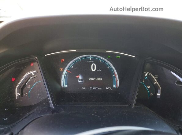 19XFC2F60KE204400 2019 HONDA CIVIC White 