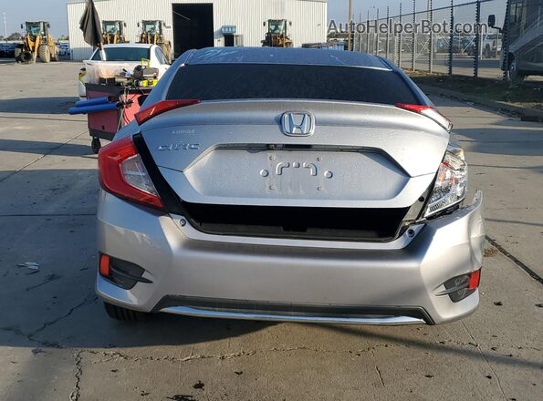 19XFC2F61LE204830 2020 HONDA CIVIC Silver Вид ззаду