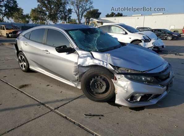 19XFC2F61LE204830 2020 HONDA CIVIC Silver Передня права чверть