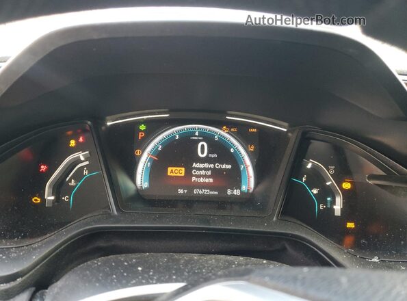 19XFC2F61LE204830 2020 HONDA CIVIC Silver Вид щитка приладів