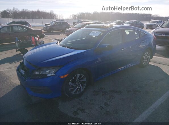 19XFC2F74JE025185 2018 HONDA CIVIC Blue Front left