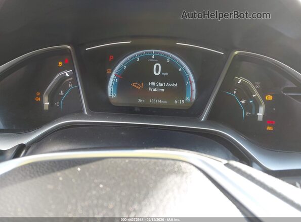 19XFC2F75HE220738 2017 HONDA CIVIC White Widok tylnych siedzeń