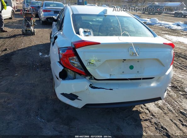 19XFC2F75HE220738 2017 HONDA CIVIC White Widok z przodu