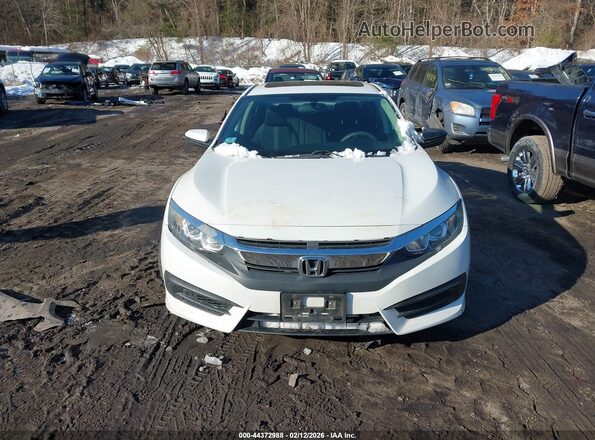 19XFC2F75HE220738 2017 HONDA CIVIC White Widok wnętrza z tyłu