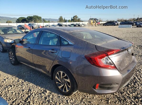 19XFC2F77GE225650 2016 HONDA CIVIC Gray უკანა მარცხენა