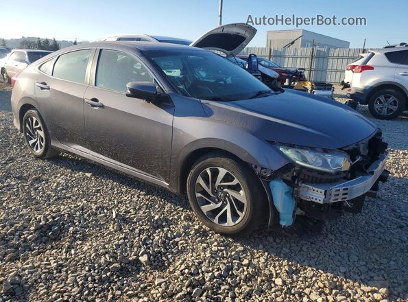 19XFC2F77GE225650 2016 HONDA CIVIC Gray წინა მარჯვენა