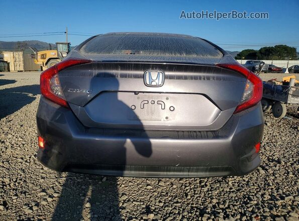19XFC2F77GE225650 2016 HONDA CIVIC Gray უკანა ხედი