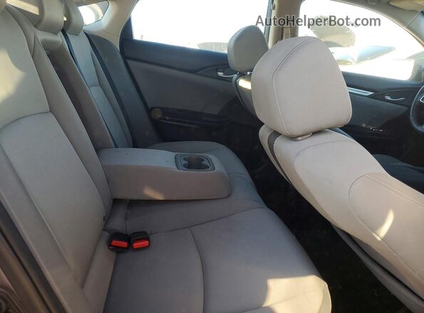 19XFC2F77GE225650 2016 HONDA CIVIC Gray უკანა სავარძლების ხედი