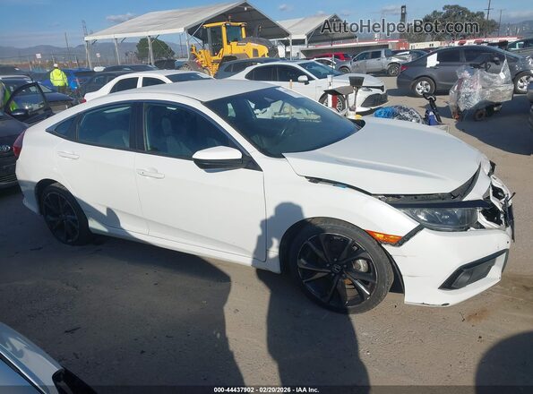 19XFC2F80KE209517 2019 HONDA CIVIC Белый 