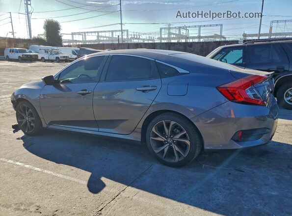 19XFC2F82KE202150 2019 HONDA CIVIC Gray 