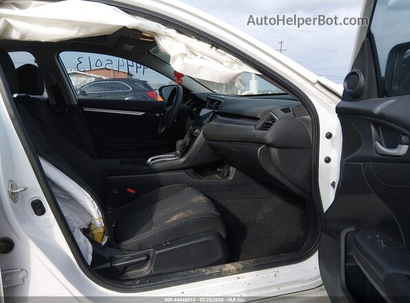 19XFC2F83GE058731 2016 HONDA CIVIC White წინა სალონის ხედი