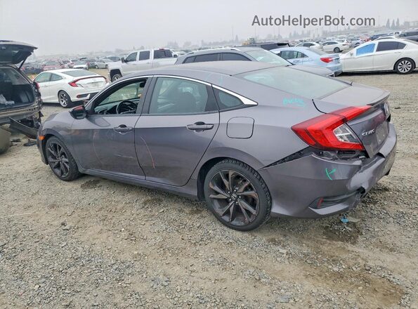 19XFC2F85KE204636 2019 HONDA CIVIC Gray 