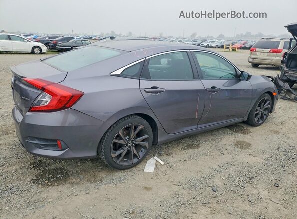 19XFC2F85KE204636 2019 HONDA CIVIC Gray 