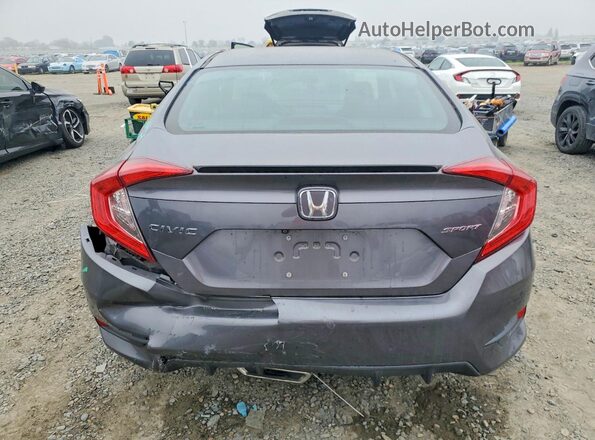 19XFC2F85KE204636 2019 HONDA CIVIC Gray 