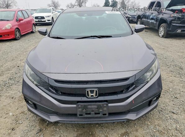 19XFC2F85KE204636 2019 HONDA CIVIC Gray 