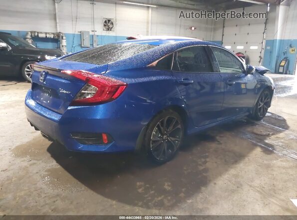 19XFC2F88KE012157 2019 HONDA CIVIC Blue Задня права чверть