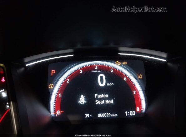 19XFC2F88KE012157 2019 HONDA CIVIC Blue 