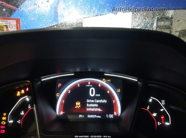 19XFC2F88KE012157 2019 HONDA CIVIC Blue Вид задніх сидінь
