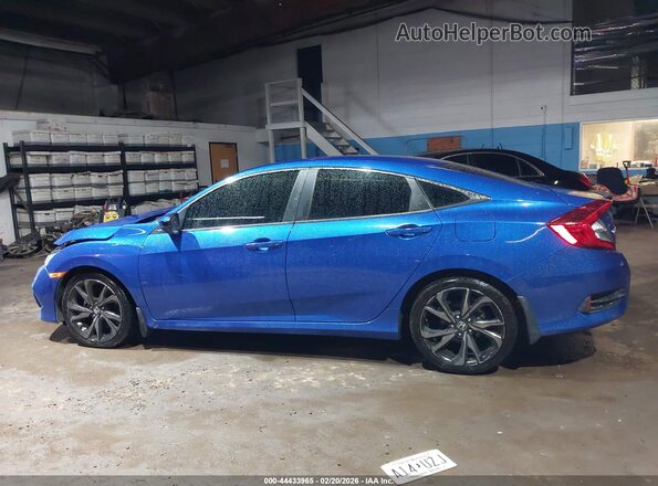 19XFC2F88KE012157 2019 HONDA CIVIC Blue Панорамний вид салону 360°