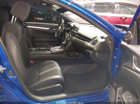 19XFC2F88KE012157 2019 HONDA CIVIC Blue Вид салону спереду