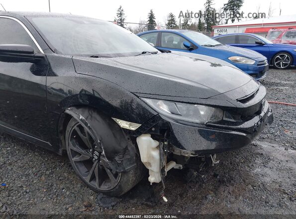 19XFC2F88ME202365 2021 HONDA CIVIC Черный Вид спереди