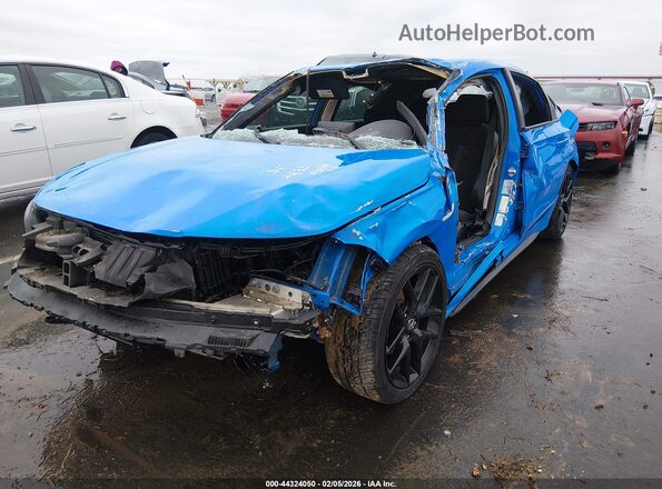 19XFL2H82NE016738 2022 HONDA CIVIC Синий Вид спереди
