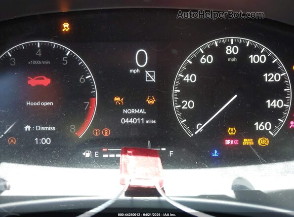 19XFL2H85NE021917 2022 HONDA ACCORD Red Հետևի նստատեղերի տեսք