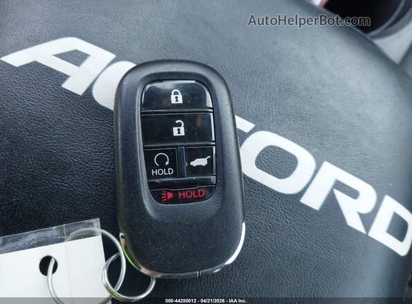 19XFL2H85NE021917 2022 HONDA ACCORD Red Առջևի վահանակի տեսք