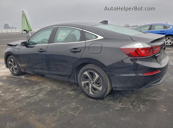 19XZE4F53ME000574 2021 HONDA INSIGHT Black უკანა მარცხენა