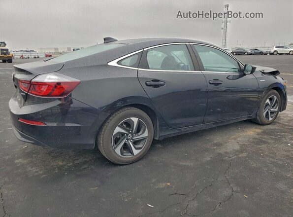 19XZE4F53ME000574 2021 HONDA INSIGHT Black უკანა მარჯვენა