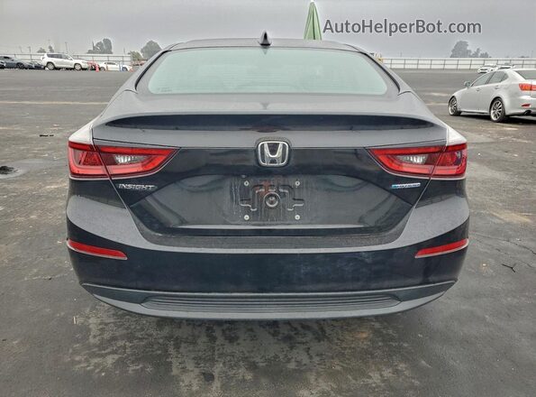19XZE4F53ME000574 2021 HONDA INSIGHT Black უკანა ხედი