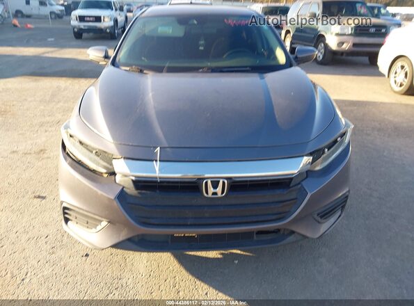 19XZE4F54ME006948 2021 HONDA INSIGHT Gray Առջևի վահանակի տեսք