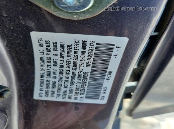 19XZE4F59ME001096 2021 HONDA INSIGHT Gray Vista del compartimento del motor