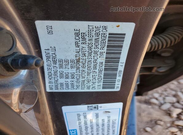 19XZE4F5XNE014344 2022 HONDA INSIGHT Gray Вид підкапотного простору