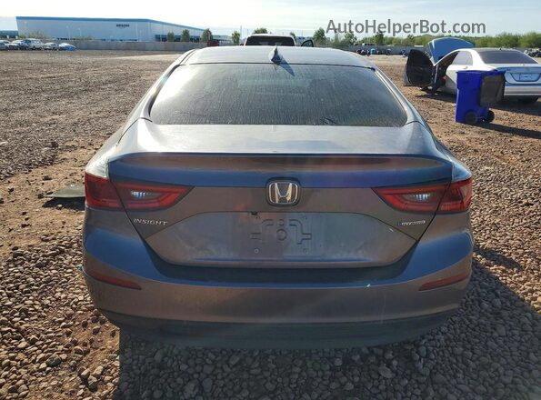 19XZE4F5XNE014344 2022 HONDA INSIGHT Gray Вид ззаду