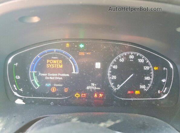 19XZE4F5XNE014344 2022 HONDA INSIGHT Gray Вид щитка приладів