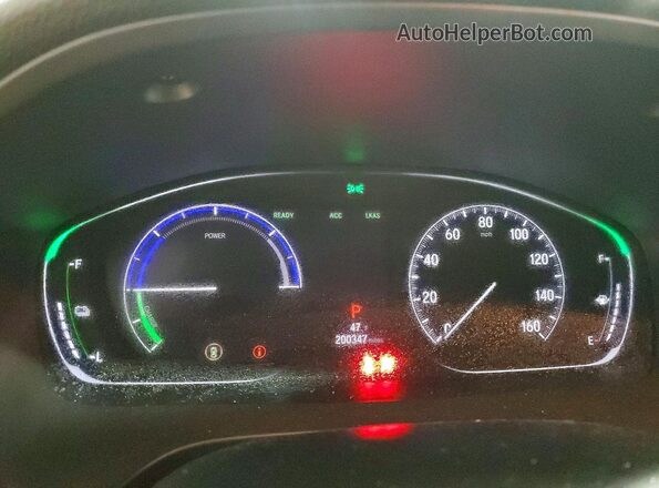 19XZE4F94LE006787 2020 HONDA INSIGHT Black Vista del cuadro de instrumentos