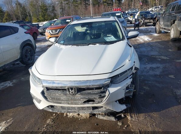 19XZE4F98ME005319 2021 HONDA INSIGHT White Widok zestawu wskaźników