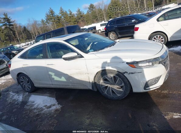 19XZE4F98ME005319 2021 HONDA INSIGHT White Widok wnętrza z tyłu