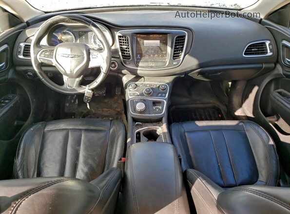 1C3CCCAB1HN506736 2017 CHRYSLER 200 Blue Вид панелі приладів