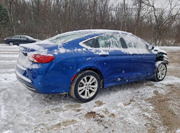 1C3CCCAB1HN506736 2017 CHRYSLER 200 Blue Задня права чверть