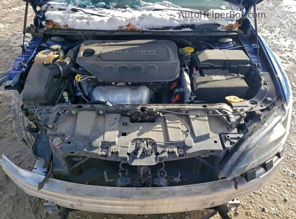 1C3CCCAB1HN506736 2017 CHRYSLER 200 Blue Вид задньої частини салону