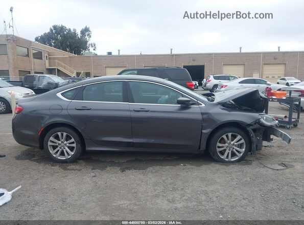 1C3CCCAB4GN106619 2016 CHRYSLER 200 Gray Սալոնի հետևի տեսք