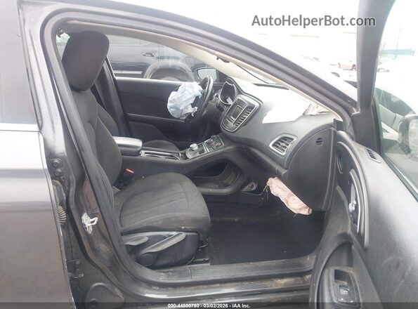 1C3CCCAB4GN106619 2016 CHRYSLER 200 Gray Սալոնի դիմացի տեսք