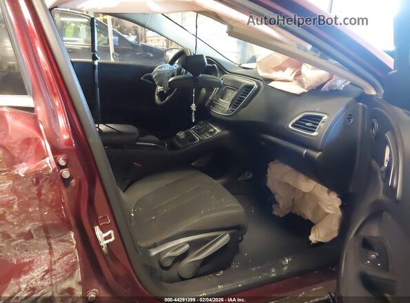 1C3CCCAB4GN117474 2016 CHRYSLER 200 Burgundy Սալոնի դիմացի տեսք