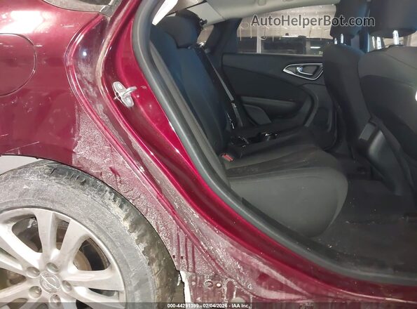 1C3CCCAB4GN117474 2016 CHRYSLER 200 Burgundy VIN կոդի պիտակի տեսք
