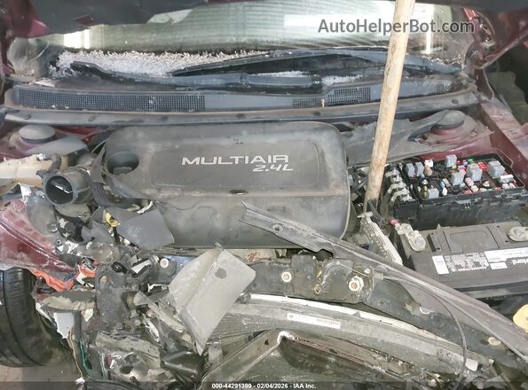 1C3CCCAB4GN117474 2016 CHRYSLER 200 Burgundy Հետևի տեսք